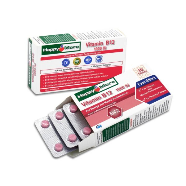 HappyMore Vitamin B12 - Görsel 2