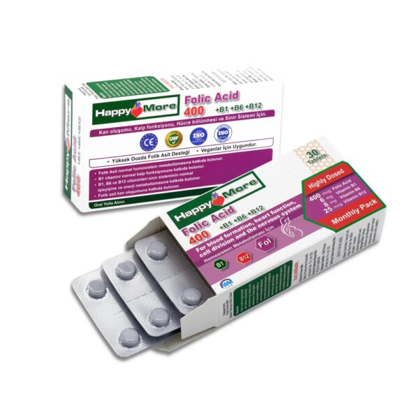 HappyMore Vitamin Folic Acid - Görsel 2