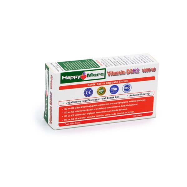 HappyMore Vitamin D3K2 - Görsel 3
