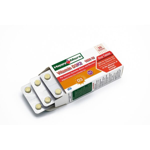 HappyMore Vitamin D3K2 - Görsel 5