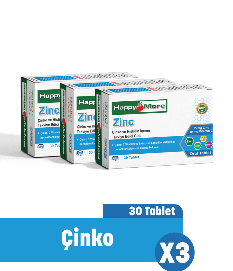 HappyMore Çinko 3'lü Paket