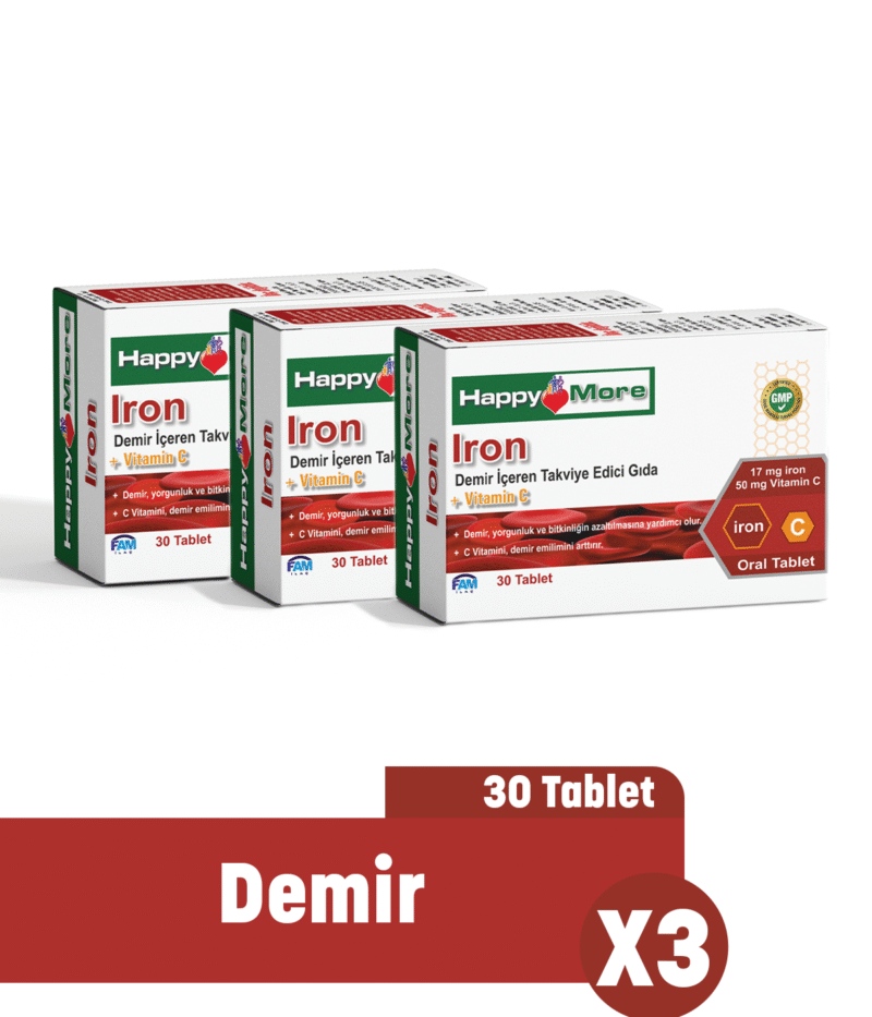 HappyMore Demir 3'lü Paket
