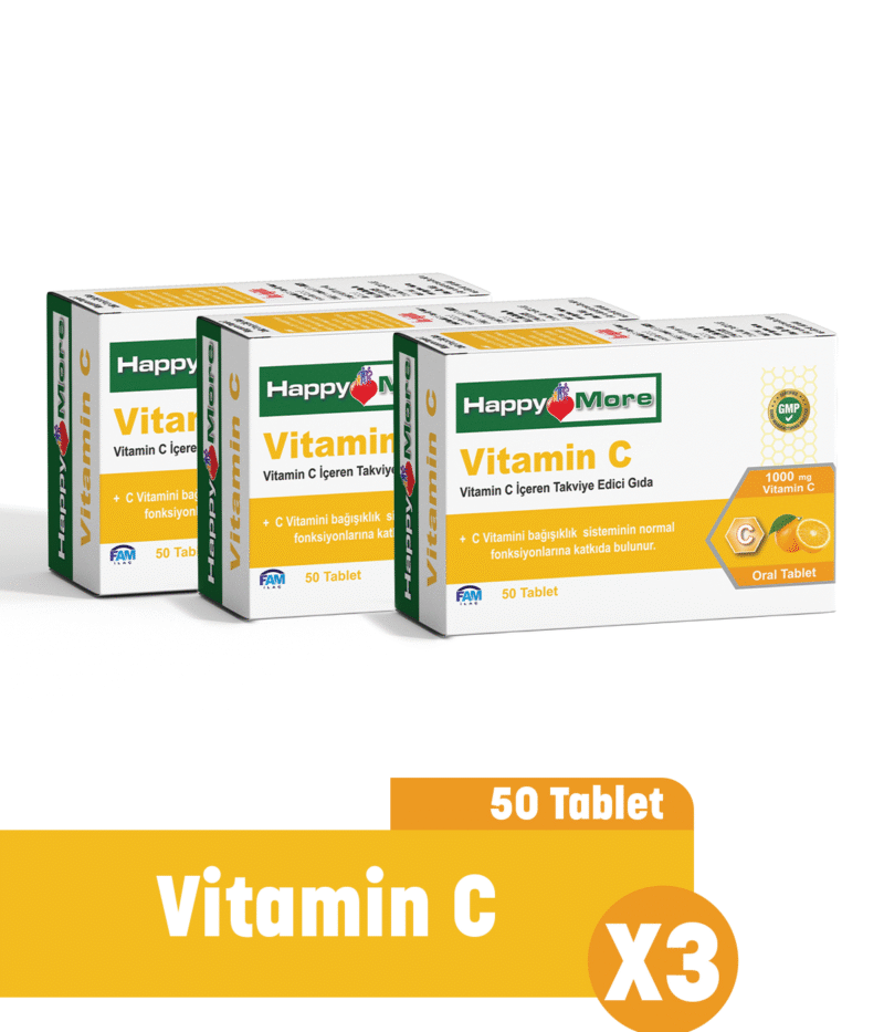 HappyMore Vitamin C 3'lü Paket